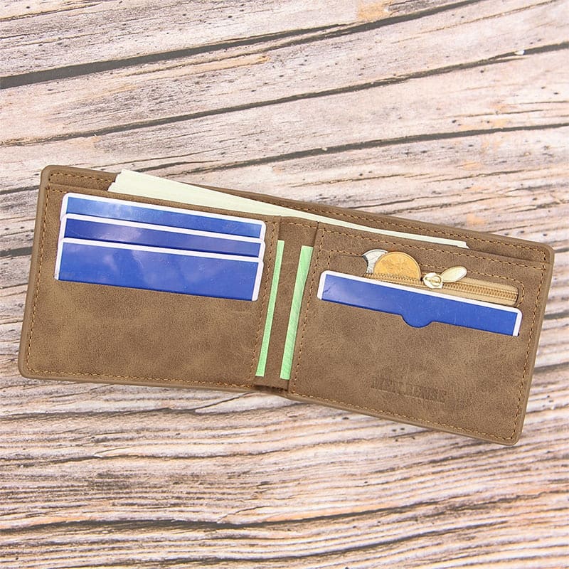 Carteira Masculina de Couro PU Bense
