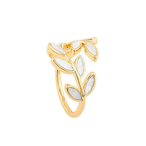 Anel Fiore Banhado 18K